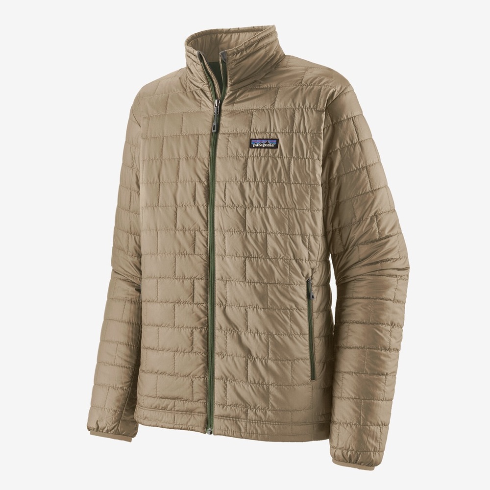 NWT Patagonia Men’s Nano Puff Jacket size Small in Seabird Grey